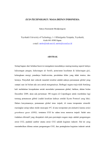Eco-technology: Masa depan Indonesia