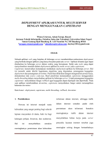 deployment aplikasi untuk multi server dengan