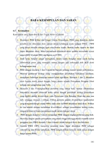 bab 6 kesimpulan dan saran