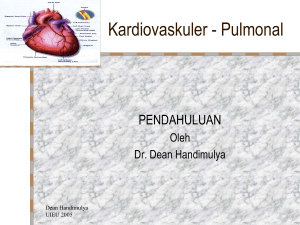 Patologi Kardiovaskuler Pulmonal Pertemuan 1