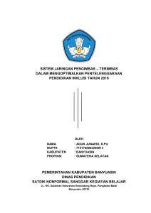 sistem jaringan pengimbas – terimbas dalam