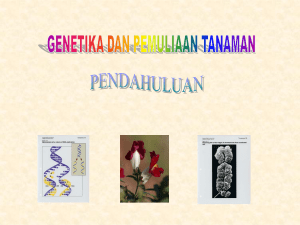 topik1. pendahuluan(definisi dan peran genetika dalam