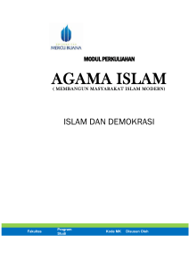 tradisi demokrasi dalam islam