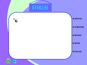 Keruntuhan Teori Evolusi. KOMPETENSI MATERI EVALUASI