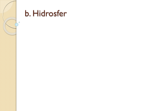 b. Hidrosfer