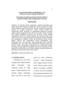 abstraksi - Jurnal UNIKA Soegijapranata