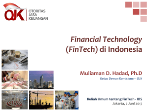 Financial Technology (FinTech) di Indonesia