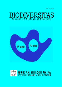 ISSN: 1412-033X - Biodiversitas (Journal)