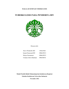 tuberkulosis pada penderita hiv