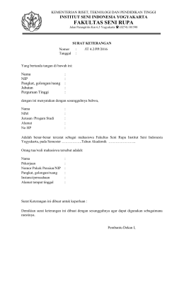 Format Daftar usul mutasi, Promosi dan lain sebagainya