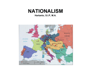 Nationalism - Hartanto, MA
