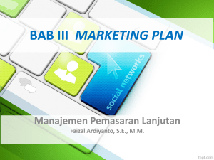 BAB III Marketing Plan