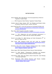 85 DAFTAR PUSTAKA Azwar, Saifuddin. 2007. Sikap Manusia
