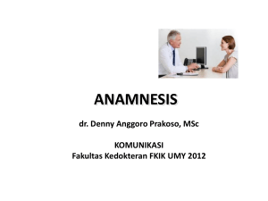 anamnesis - ELS FKIK