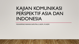 kajian komunikasi perspektif asia dan indonesia