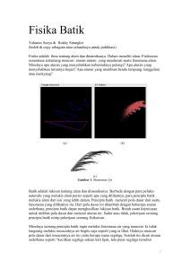 Fisika Batik - Yohanes Surya.com