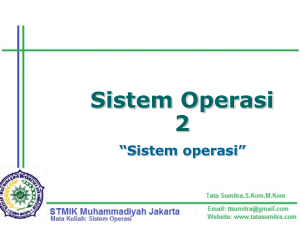 Sistem Operasi 2 - TataSumitra.Com
