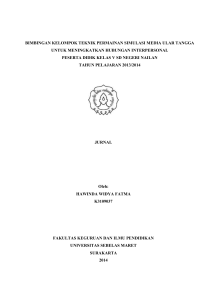 BIMBINGAN KELOMPOK TEKNIK PERMAINAN SIMULASI MEDIA