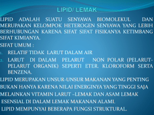 LIPID /LEMAK