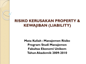 4. Risiko Kerusakan Property