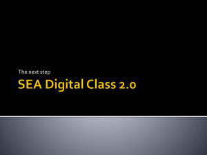 SEA Digital Class 2.0 - Seminar International 2016