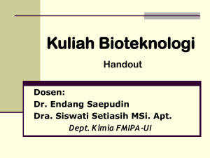 Kuliah Bioteknologi