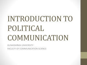 introduction to political communication