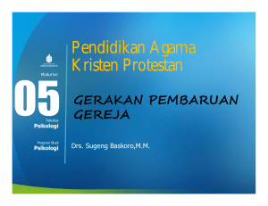 Pendidikan Agama Kristen Protestan