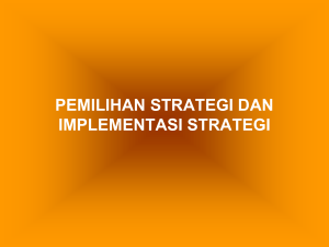 implementasi strategi