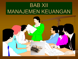 bab xii manajemen keuangan