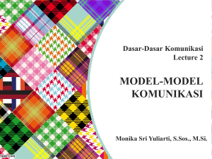 model model dari komunikasi