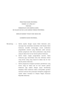 peraturan bank indonesia nomor 19/7/pbi/2017 tentang pembawaan