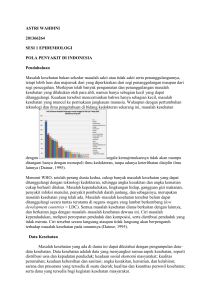 Tugas Epidemiologi Astri Wahdini 201366264