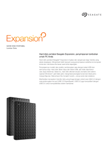Hard disk portabel Seagate Expansion, penyimpanan tambahan