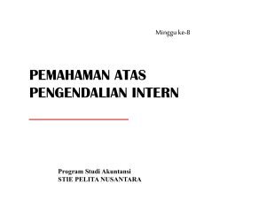 Presentation8 - STIE Pelita Nusantara