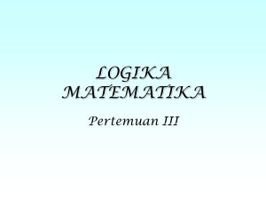 LOGIKA MATEMATIKA