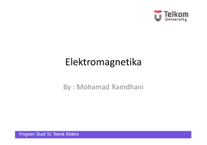 Elektromagnetika - Mohamad Ramdhani