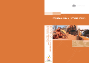 penatagunaan (stewardship) - Department of Industry, Innovation