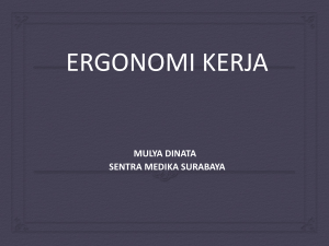 ergonomi - Sentra Medika Surabaya