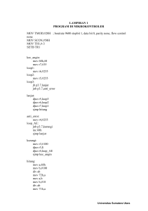 boutrate 9600 stopbit 1, data bit 8, parity none, flow control none MOV