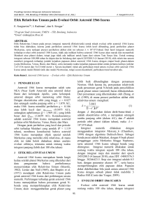 Soegiartini,E.,Radiman, I, dan Siregar, S, 2011 Efek Relativitas