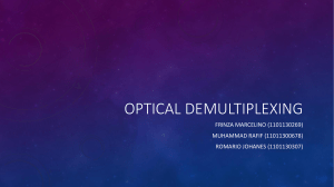 Optical Demultiplexing