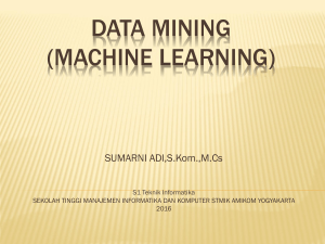 Data mining - E-learning Amikom