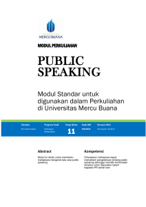 Modul Public Speaking [TM11]
