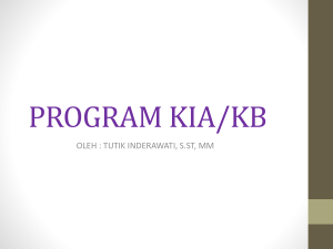 program kia/kb - Blog Dosen Akademi Kebidanan WHN