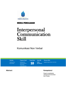 Modul Interpersonal Comm Slide [TM10].