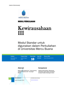 Modul Kewirausahaan I [TM11]