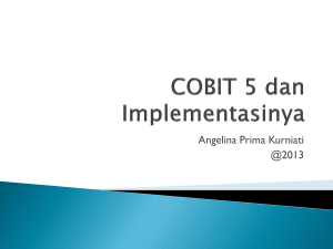 COBIT 5 dan Implementasinya