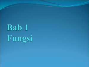 Bab 1 Fungsi Linier
