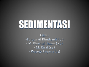 sedimentasi